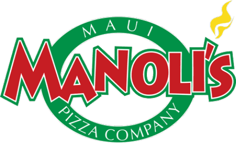Brand mark for Manoli’s Pizza Company used across Wailea Maui restaurant website and marketing materials.
