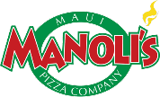 Transparent version of Manoli’s Pizza Company logo used for Wailea Maui branding and digital media.