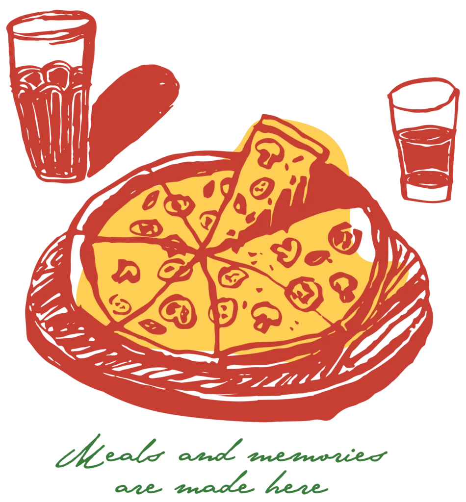 Close-up pizza visual for Manoli’s Pizza Company contact page highlighting fresh Wailea Maui pizza, melted cheese, and handcrafted crust.